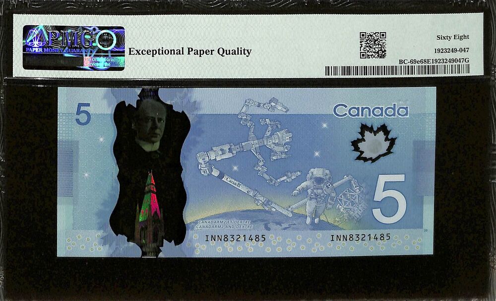 Canada - 5 Dollars 2013 - Pick # 69e - PMG 68 EPQ
