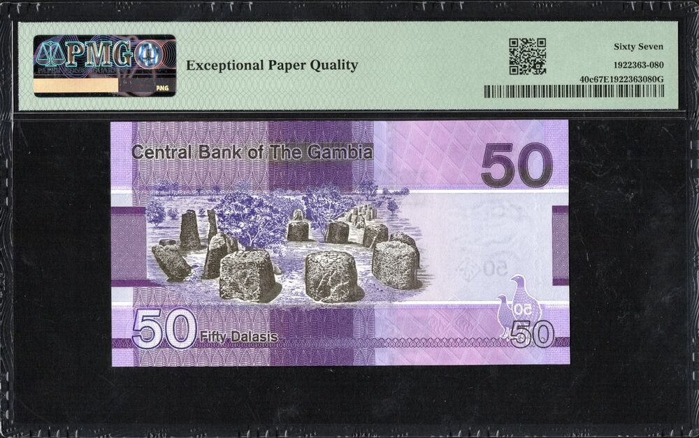 Gambia - 50 Dalasis 2023 - Pick # 40c - PMG 67 EPQ