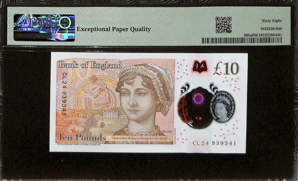 Great Britain - 10 Pounds 2016 - Pick # 395a - PMG 68 EPQ