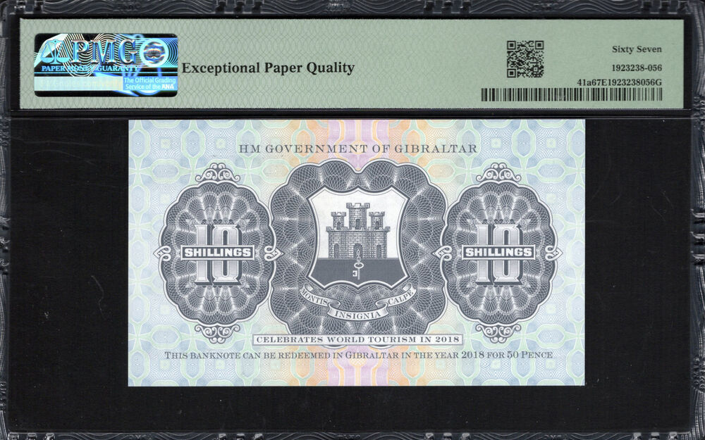 Gibraltar - Half Pence 2018 - Pick # 41a - PMG 67 EPQ