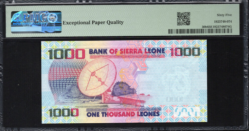 Sierra Leone - 1.000 Leones 2013 - Pick # 30b - PMG 65 EPQ