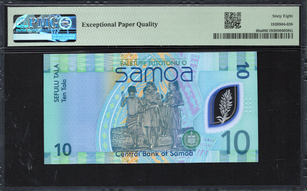 Samoa - 10 Tala 2024 - Pick # 48a - PMG 68 EPQ