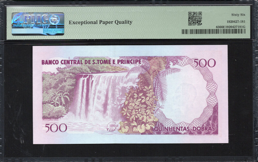 Sao Tome and Principe - 500 Dobras 1993 - Pick # 63 - PMG 66 EPQ