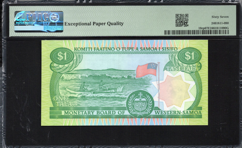Samoa - 1 Tala 2020 - Pick # 19rp - PMG 67 EPQ
