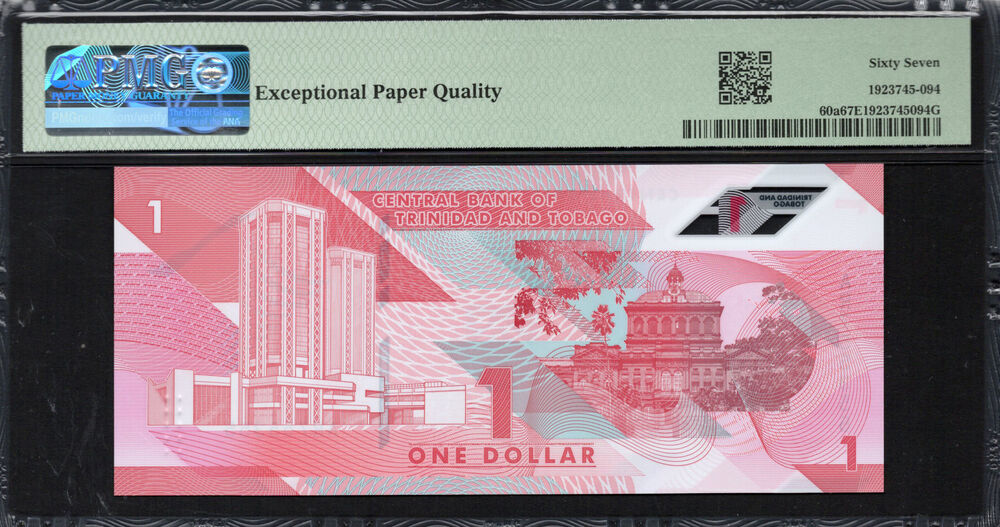 Trinidad & Tobago - 1 Dollar 2020 - Pick # 60a - PMG 67 EPQ