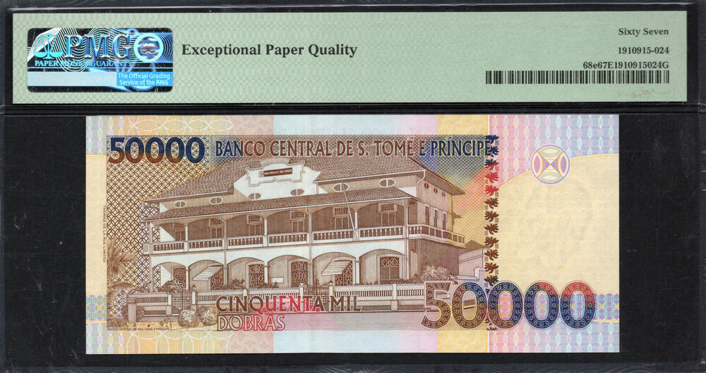 Sao Tome and Principe - 50.000 Dobras 2013 - Pick # 68e - PMG 67 EPQ
