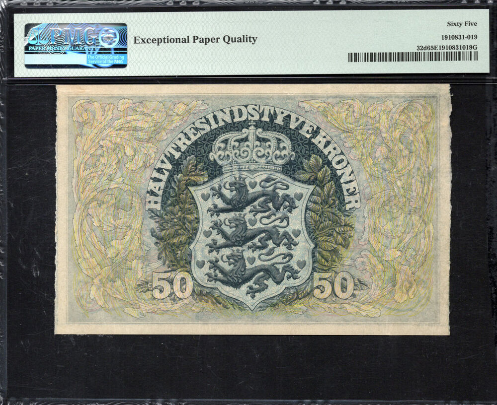 Denmark - 50 Kroner 1942 - Pick # 32d - PMG 65 EPQ
