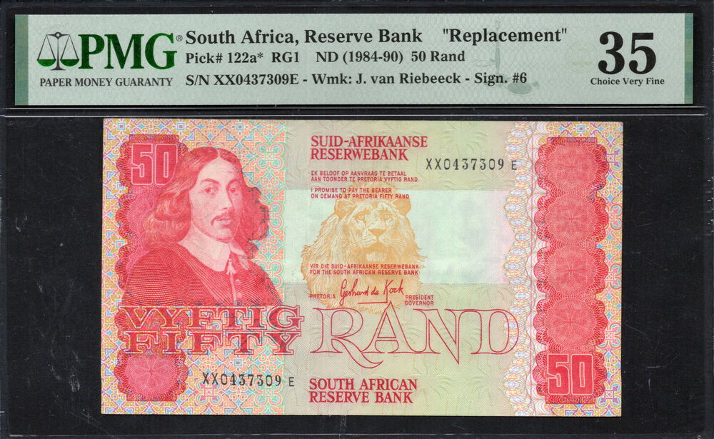 South Africa - 50 Rand 1984 - Pick # 122a* - PMG 35