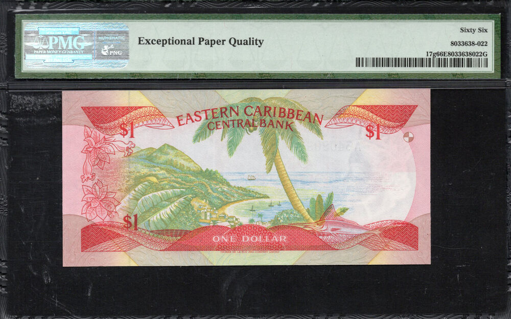 Grenada - 1 Dollar 1985 - Pick # 17g - PMG 66 EPQ