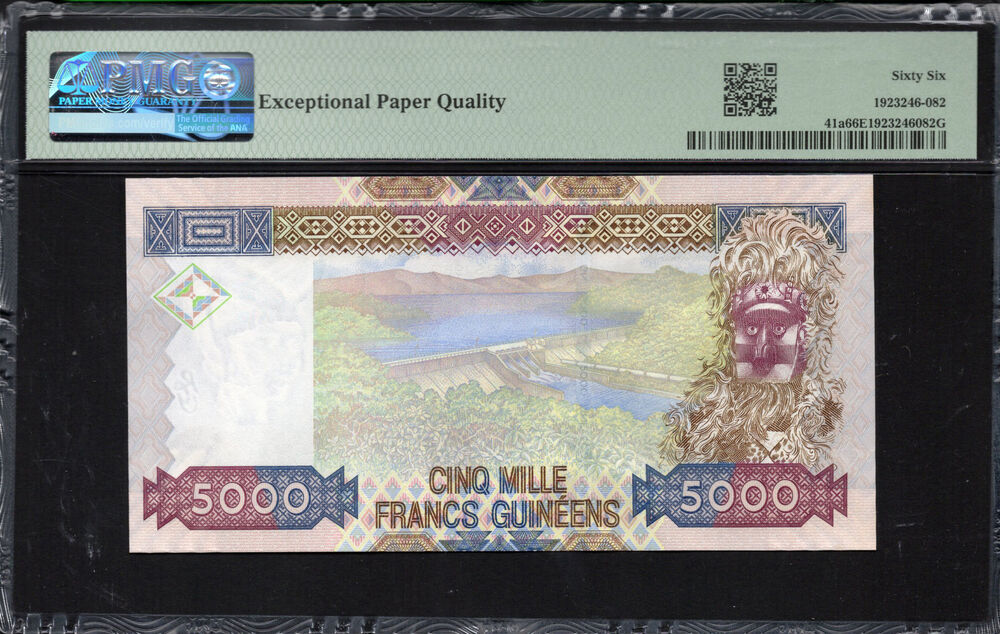 Guinea - 5.000 Francs 2006 - Pick # 41a - PMG 66 EPQ