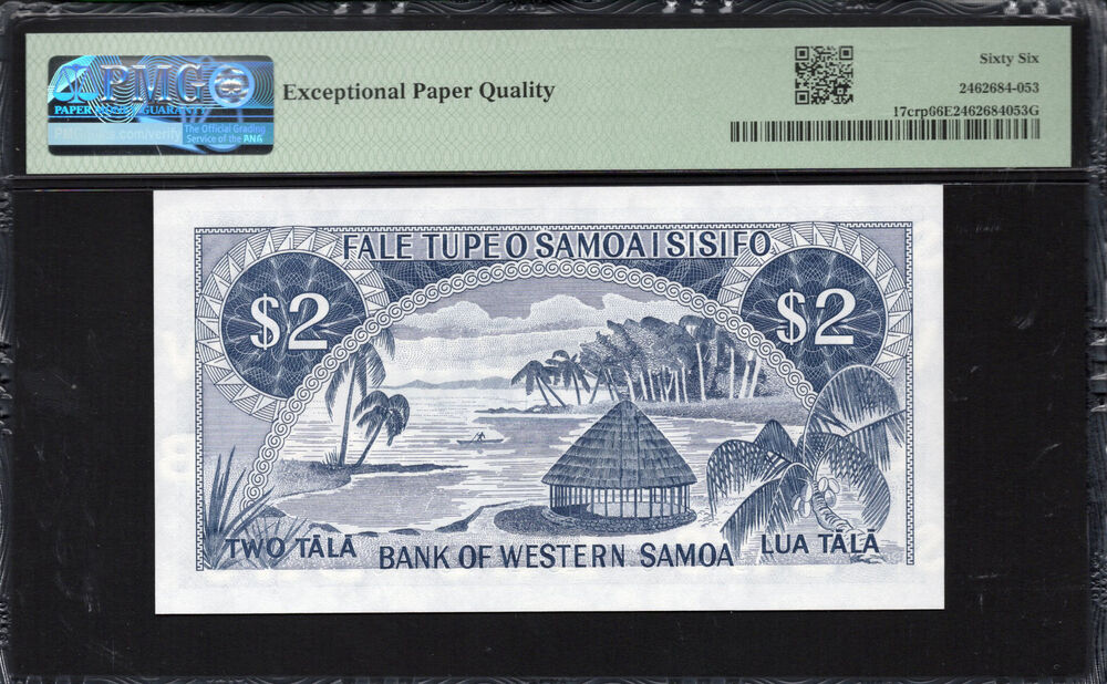 Western Samoa - 2 Tala 2020 - Pick # 17crp - PMG 66 EPQ