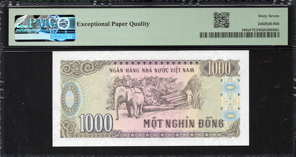 Vietnam - 1.000 Dong 1988 - Pick # 106a - PMG 67 EPQ