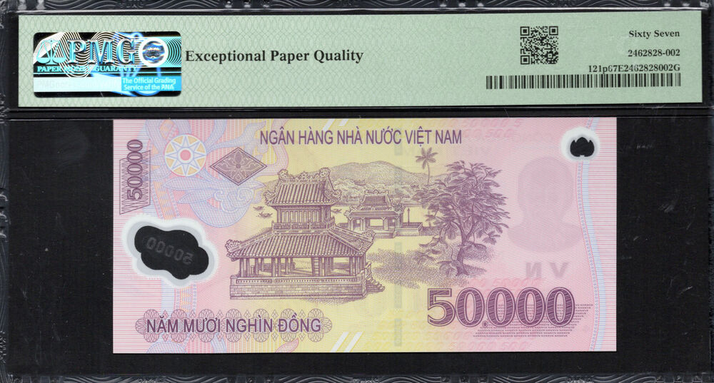 Vietnam - 50.000 Dong 2022 - Pick # 121p - PMG 67 EPQ
