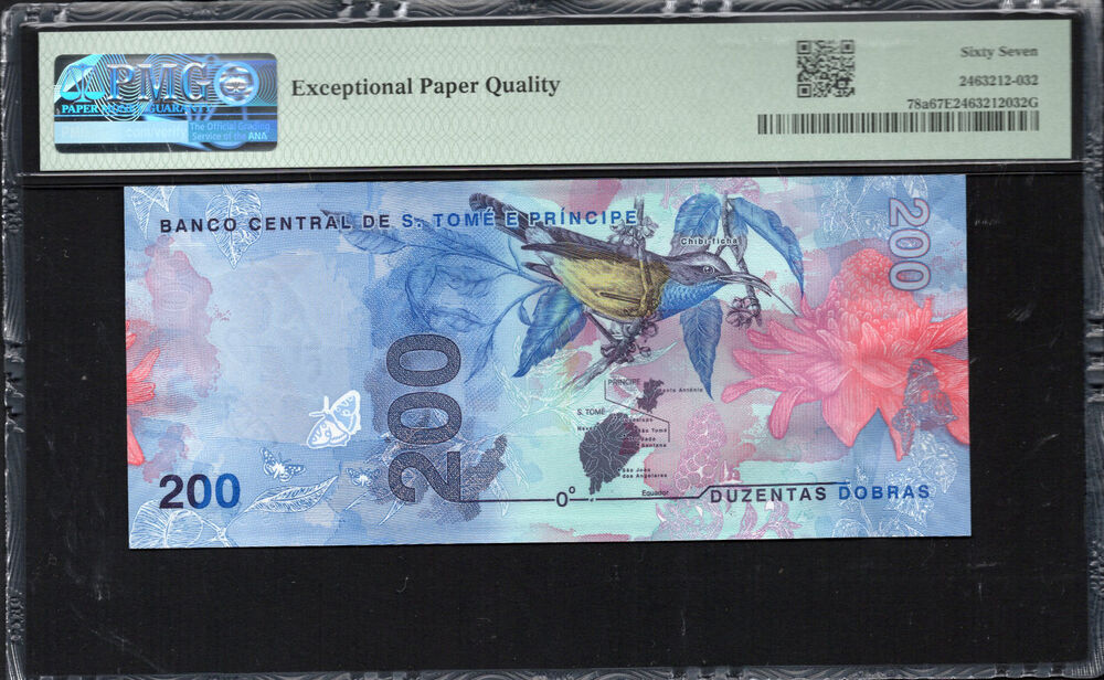 Sao Tome and Principe - 200 Dobras 2020 - Pick # 78a - PMG 67 EPQ