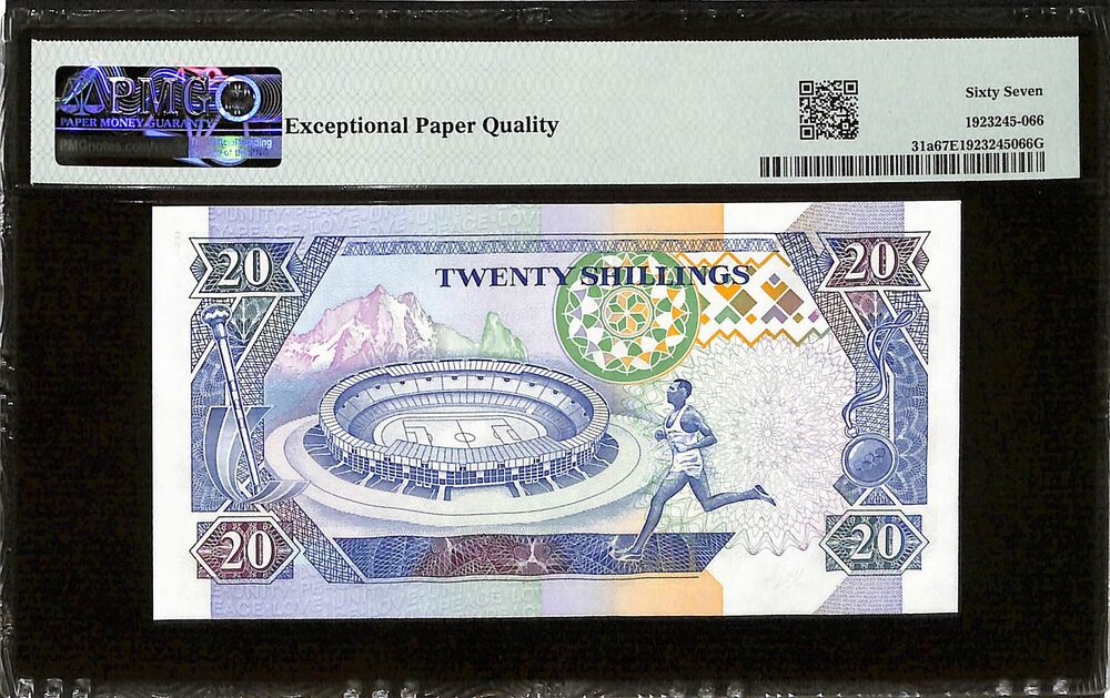 Kenya - 20 Shillings 1993 - Pick # 31a - PMG 67 EPQ