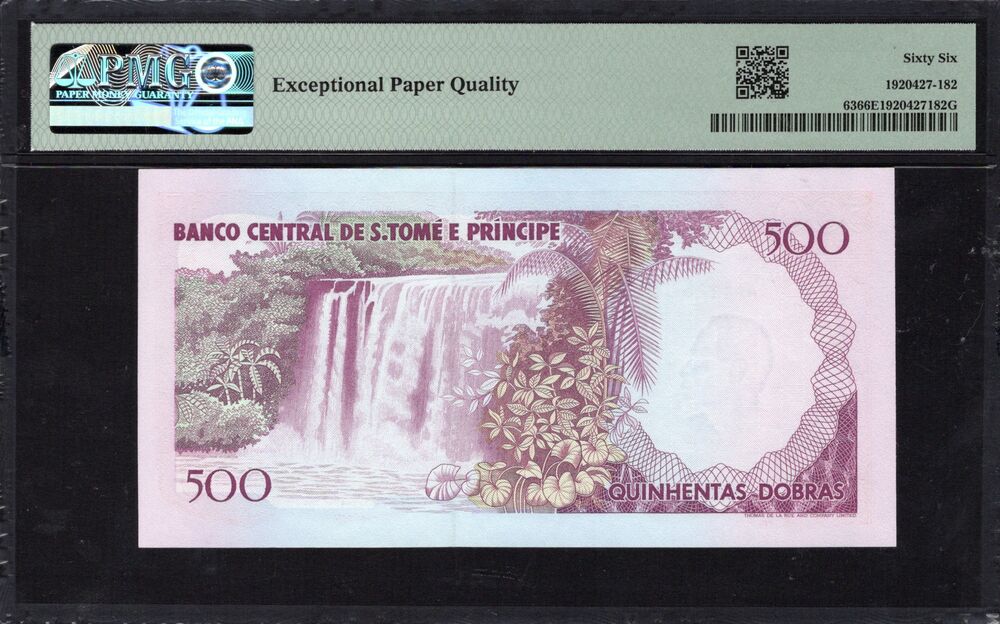 Saint Thomas And Prince - 500 Dobras 1993 - Pick # 63 - PMG 66 EPQ
