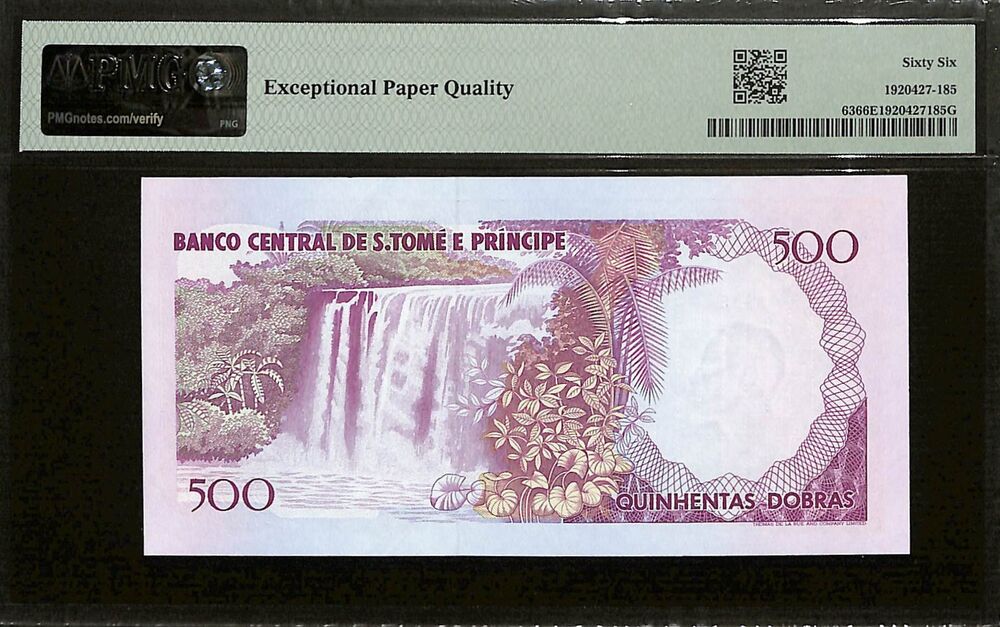Saint Thomas And Prince - 500 Dobras 1993 - Pick # 63 - PMG 66 EPQ