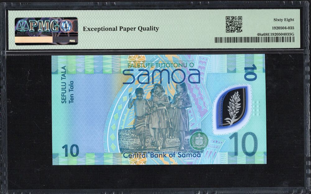 Samoa - 10 Tala ND (2024) - Pick # 48a - PMG 68 EPQ