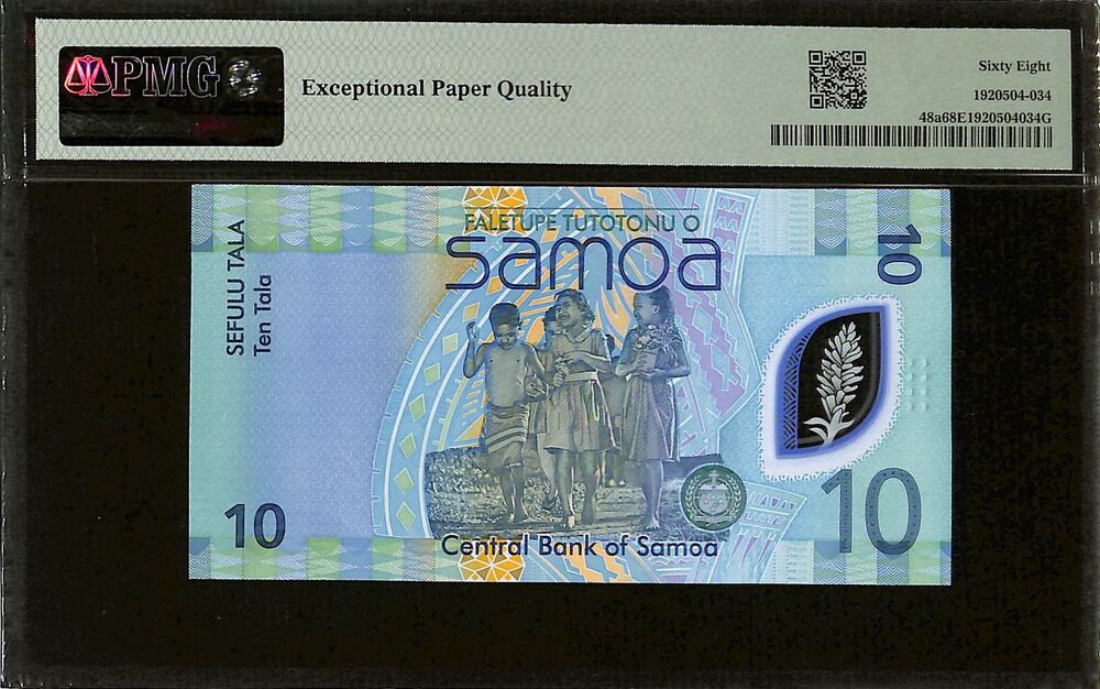 Samoa - 10 Tala ND (2024) - Pick # 48a - PMG 68 EPQ