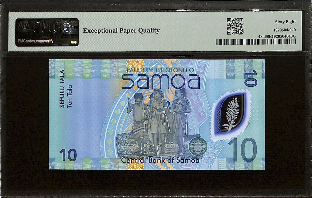 Samoa - 10 Tala ND (2024) - Pick # 48a - PMG 68 EPQ