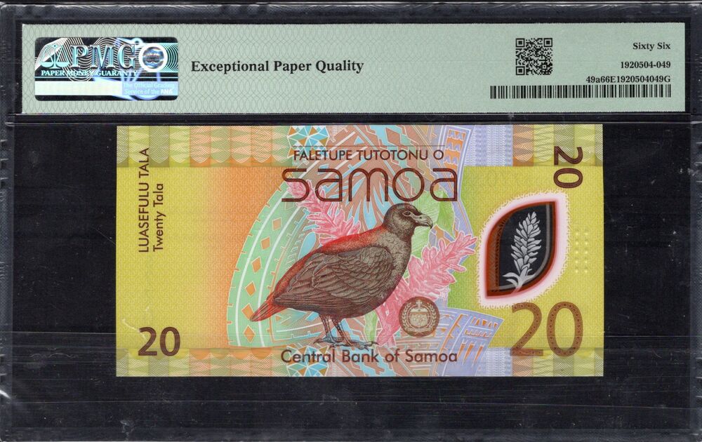 Samoa - 20 Tala ND (2024) - Pick # 49a - PMG 66 EPQ