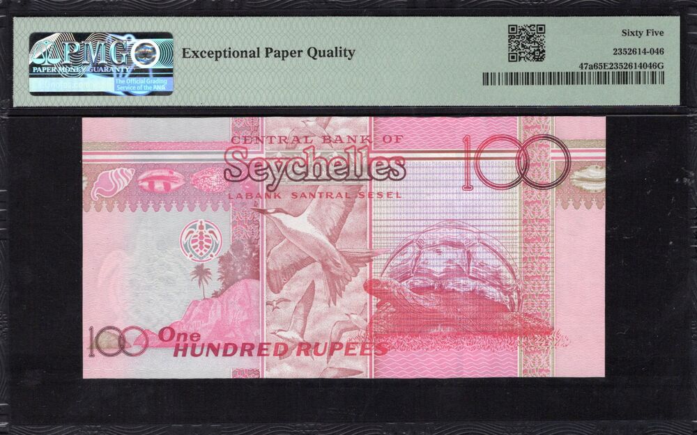 Seychelles - 100 Rupees 2013 - Pick # 47a - COMMEMORATIVE - PMG 65 EPQ
