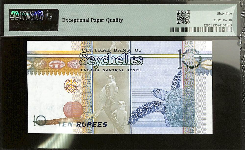 Seychelles - 10 Rupees 2013 - Pick # 52 - COMMEMORATIVE - PMG 65 EPQ