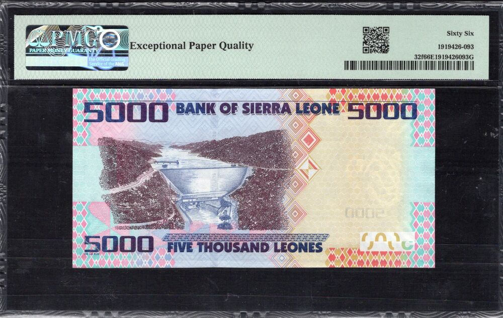 Sierra Leone - 5000 Leones 2021 - Pick # 32f - PMG 66 EPQ