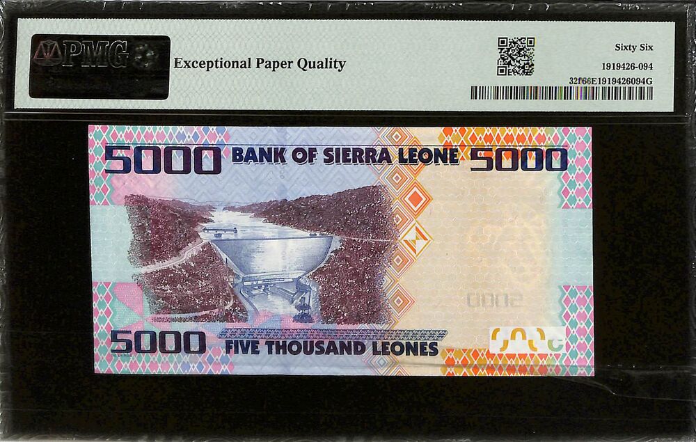 Sierra Leone - 5000 Leones 2021 - Pick # 32f - PMG 66 EPQ