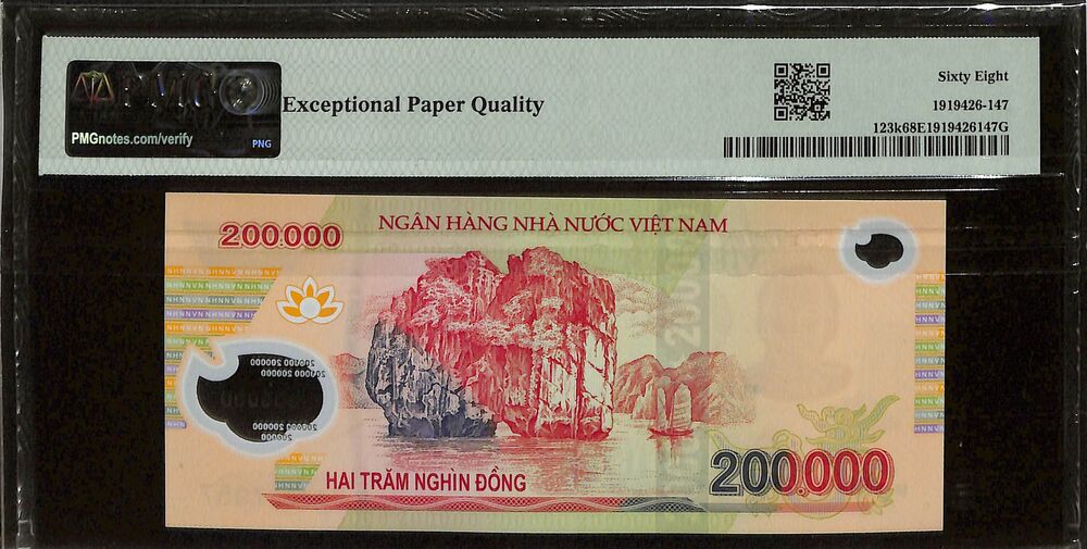 Vietnam - 200.000 Dong 2020 - Pick # 123k - PMG 68 EPQ