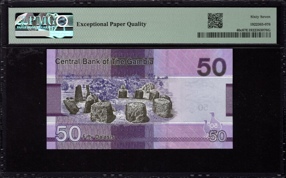 Gambia - 50 Dalasis 2023 - Pick # 40c - PMG 67 EPQ
