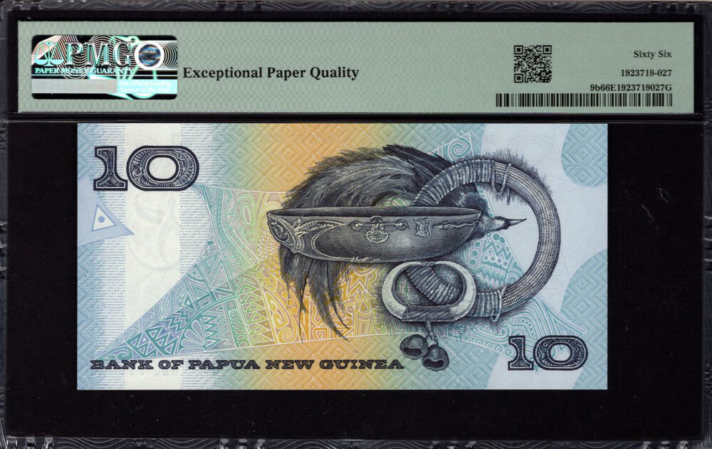 Papua New Guinea - 10 Kina 1988 - Pick # 9b - PMG 66 EPQ