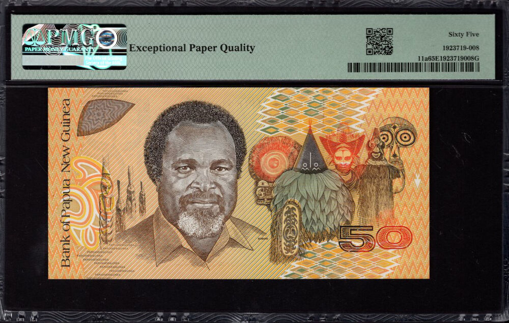 Papua New Guinea - 50 Kina 1989 - Pick # 11a - PMG 65 EPQ