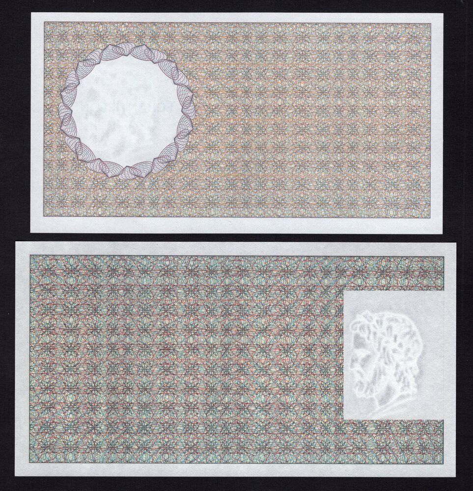 France - 2 x Test Note - Pick # NL - UNC