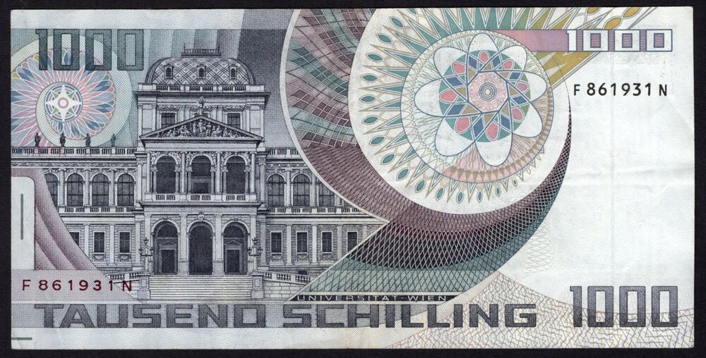 Austria - 1000 Schilling 1983 - Pick # 152 - VF