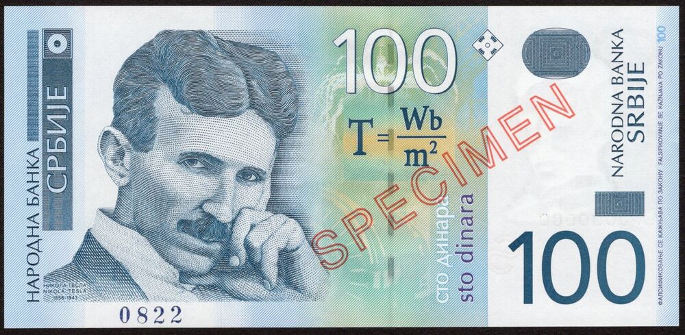 Serbia - 100 Dinara 2004 - Pick # 41bs - Specimen - UNC