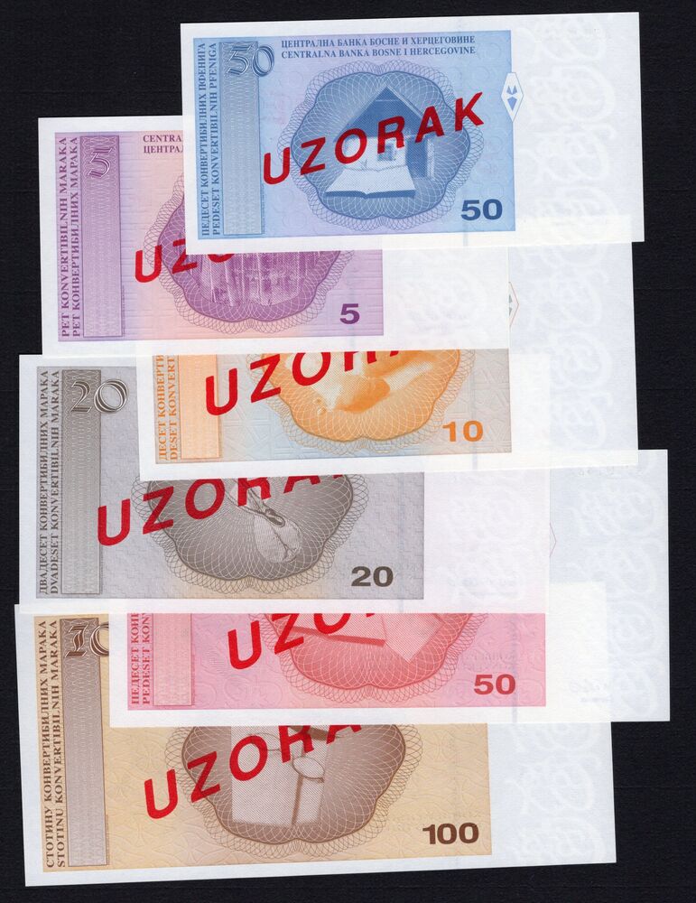 Bosnia and Herzegovina - Group of 6 Specimens - UNC