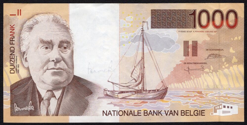 Belgium - 1000 Francs 1997 - Pick # 150 - XF