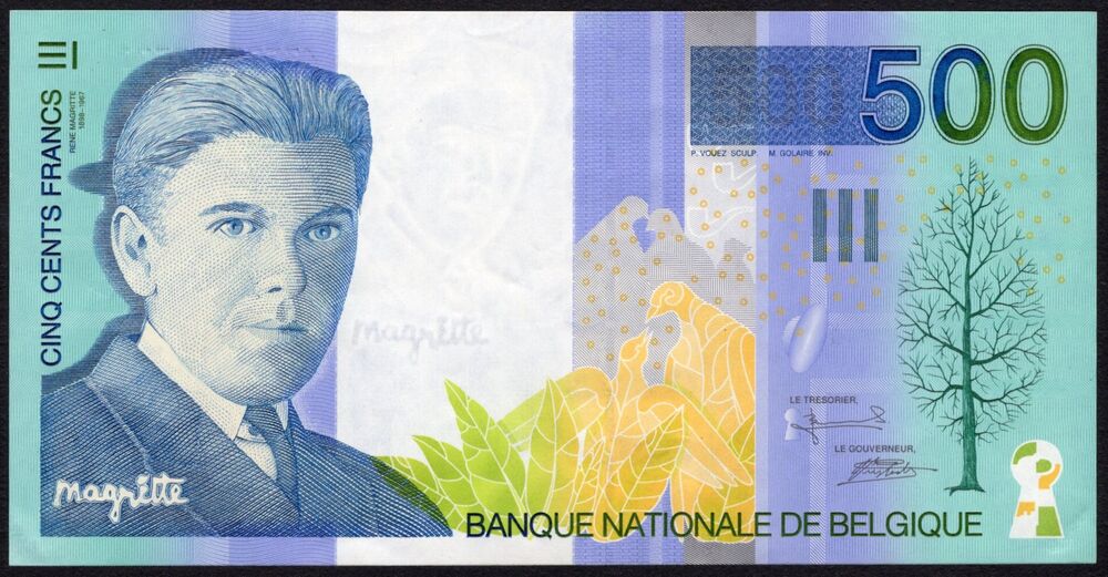 Belgium - 500 Francs 1998 - Pick # 149 - XF+