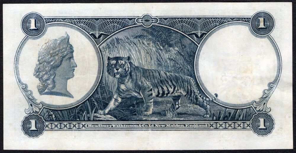 Straits Settlements - 1 Dollar 1935 - Pick # 16b - VF