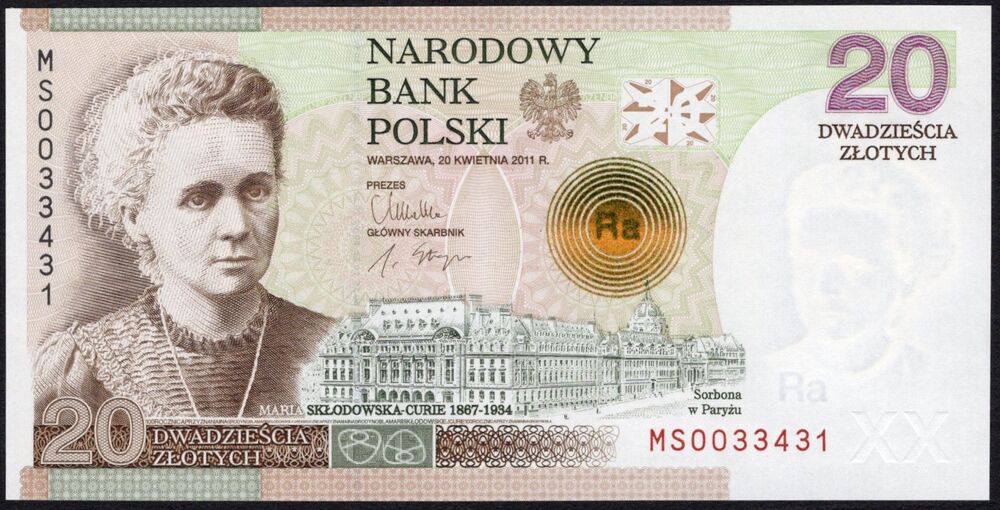 Poland - 20 Zlotych 2011 - Pick # A184 - UNC