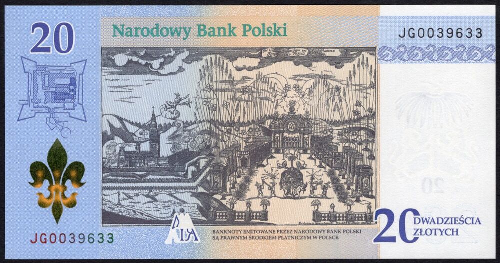 Poland - 20 Zlotych 2017 - Pick # 191 - UNC
