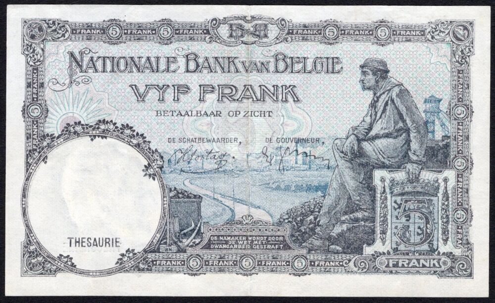 Belgium - 5 Francs 1988/38 - Pick # 108x - XF