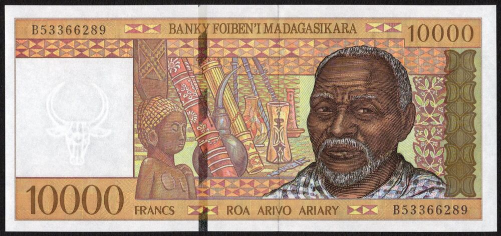 Madagascar - 10.000 Francs 1995 - Pick # 79 - UNC