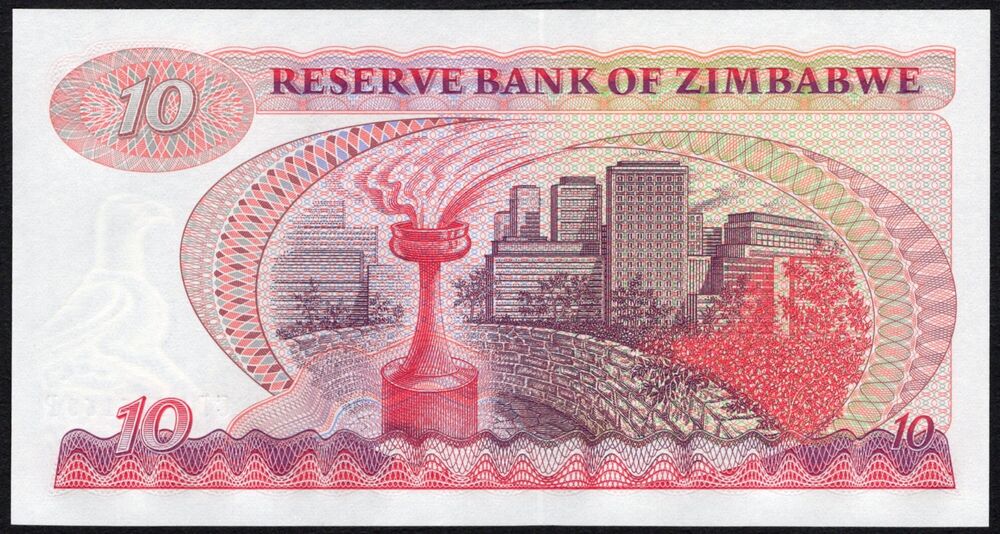 Zimbabwe - 10 Dollars 1994 - Pick # 3e - UNC