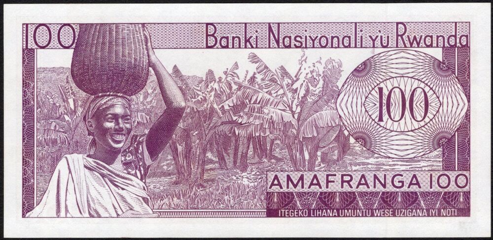 Rwanda - 100 Francs 1964 - Pick # 8a - UNC