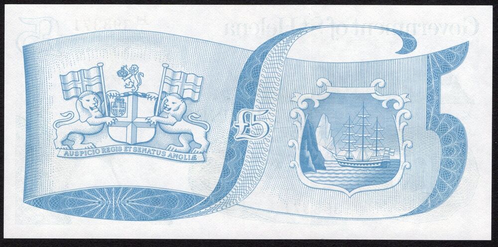Saint Helena - 5 Pounds 1976/1981 - Pick # 7b - UNC