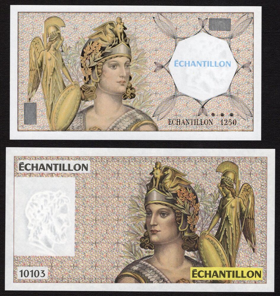  France - 2 x Test Note - Pick # NL - UNC