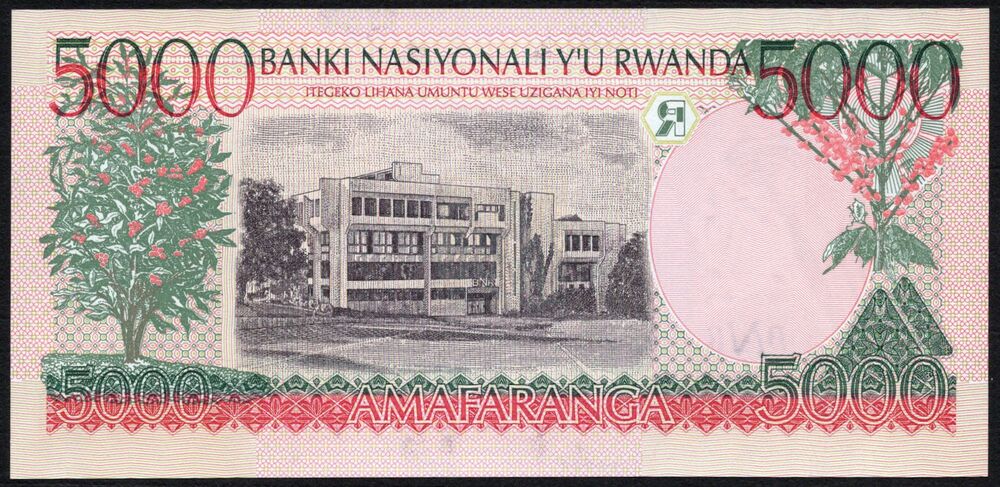 Rwanda - 5000 Francs 1998 - Pick # 28* - Replacement - UNC