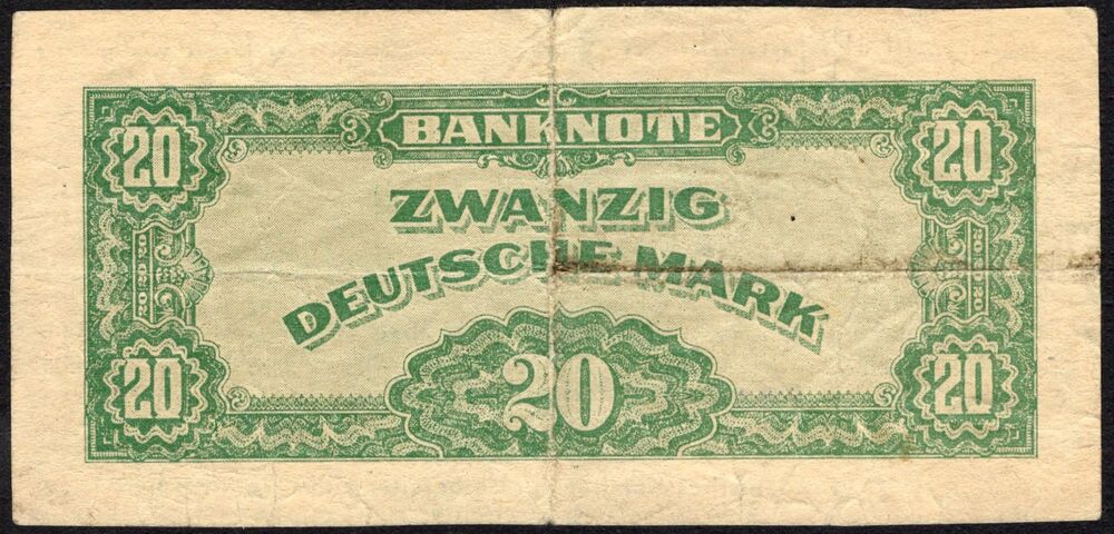 Germany - 20 Mark Weltfestspielen Advertisement Note 1951 - aVF